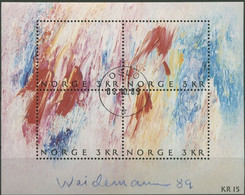 Norvège Noorwegen Norway 1989 Yvertn° Bloc 12 (o) Oblitéré Cote 11 € Journée Du Timbre - Blocks & Kleinbögen