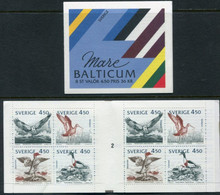 SWEDEN 1992 Birds Of The Baltic Booklet MNH / **,  Michel MH179 - 1981-..