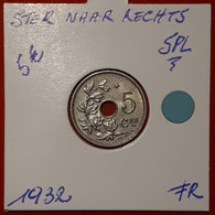 5 Centimes 1932 Frans - Ster Naar Rechts - SPL - 5 Cent