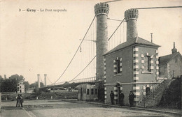 CPA Gray - Gray - Le Pont Suspendu - Baillet Editeur - Gray