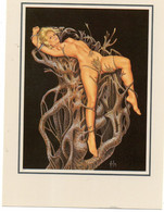 - Illustrateur ASLAN (pin-up..... érotisme....) - 2- Femme Plante   -27939- - Aslan