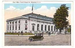 Autos Voitures Automobiles Cars Car Tacot - New Jersey - Post Office - North Road St. - ELIZABETH - Elizabeth