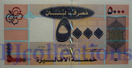 LEBANON 5000 LIVRES 2004 PICK 85a UNC - Liban