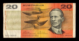 Australia 20 Dollars 1974-1994 Pick 46a BC/MBC F/VF - 1974-94 Australia Reserve Bank