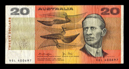 Australia 20 Dollars 1974-1994 Pick 46c BC/MBC F/VF - 1974-94 Australia Reserve Bank (Banknoten Aus Papier)