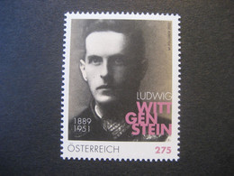 Osterreich 2022- Ludwig Wittgenstein 1889-1951, 275 Ct MNH Postfrisch - 2021-... Ungebraucht