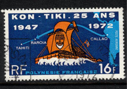 FRENCH POLYNESIA 1972 16f Kon-Tiki Expedition SG 158 U ZZ67 - Usati