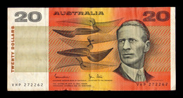 Australia 20 Dollars 1974-1994 Pick 46d BC/MBC F/VF - 1974-94 Australia Reserve Bank