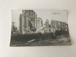 Langemark  FOTOKAART Eerste Wereldoorlog   Vernielde Kerk - Langemark-Pölkapelle