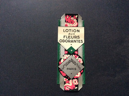 ETIQUETTE DE PARFUM  LOTION  Aux Fleurs Odorantes  Jn GIRAUD FILS  Paris - Labels