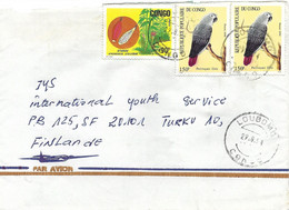 Congo 1994 Loubomo Spice Ginger Aframomum Africanum Grey Parrot Psittacus Erithacus Cover - Plantas Medicinales