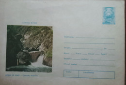 Errors Envelope Romania 1975 County Bihor, Stîna De Vale, Waterfall Iadolina,printed With Misplaced Image - Briefe U. Dokumente