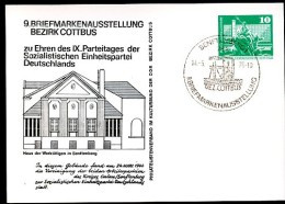 DDR PP16 B2/006 Privat-Postkarte HAUS DER WERKTÄTIGEN SENFTENBERG Sost. 1976  NGK 4,00 € - Privé Postkaarten - Gebruikt