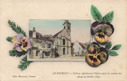 CPA Le Bourget - Tableau Reproduisant L'Eglise Après Les Combats D'octobre 1870 - Edit Menneret - Le Bourget