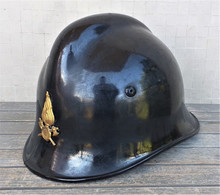 Casco Vintage VV.FF. Anni '70 Originale Tg. 60 - Pompiers