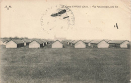 CPA Camp D'avord - Vue Panoramique Cote Est - Avions Au Dessus Du Camp - Casernes