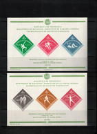 Venezuela 1962 Sport Games Caracas 2x Block Postfrisch / MNH - Venezuela