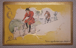 CHROMO VELO EAU DES CARMES BOYER CYCLES CYCLISME 1880-1900 - Sonstige & Ohne Zuordnung