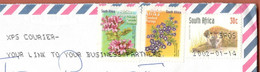 South Africa Witspos 2002 / XPS Courier - Your Link To Your Business Partners / Machine Stamp Slogan / Flowers, Hyaena - Brieven En Documenten