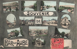 CPA Souvenir De Bar Sur Aube - Fantaisie Et Multivues - Ambulant Chaumont à Troyes - Greetings From...