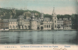 CPA La Maison Communale Et L'hotel Des Postes - Dinant - Dinant