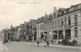 CPA Bizerte - Middelkerke - La Digue - Animé - Voiture Ancienne - Star - Middelkerke