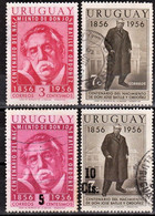 1956 URUGUAY Used Yvert 642/5 - President Presidente José Batlle Y Ordoñez Politician - Uruguay