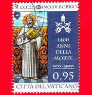 VATICANO - Usato - 2015 - 1400 Anni Della Morte Di S.Colombano Di Bobbio - 0,95 - Oblitérés