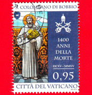 VATICANO - Usato - 2015 - 1400 Anni Della Morte Di S.Colombano Di Bobbio - 0,95 - Usados