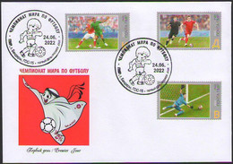 Russian Occupation Of Moldova (Transnistria) 2022 FIFA World Cup Football Soccer FDC - FDC