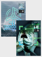NORWAY 2022 Innovation At Sea,  Research, Innovation, Technology , Fish , Renewable Energy - Maxicard Set (**) LIMITED - Storia Postale