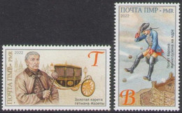 Russian Occupation Of Moldova (Transnistria) 2022 Europa CEPT Legends Of Bendery Fortress Set Of 2 Stamps Mint - Nuevos