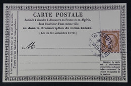 F5583 - Feuillet "la Carte Postale En France " Timbre Cérès 3.30€ Brun- Oblitéré - Used Stamps