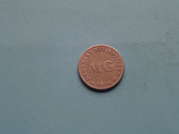 1954 - 1/4 Gulden ( For Grade, Please See Photo ) F ! - Netherlands Antilles