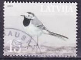 2003. Latvia. White Wagtail (Motacilla Alba). Used. Mi. Nr. 596 - Lettland