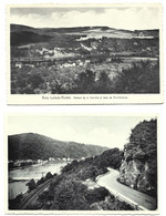 JM04.10 / CPA /   2 X RIVIERE / VUE SUR LES ROCHERS DE LA CORNICHE ET LE SANA DE MONT-GODINNE - Profondeville