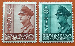 Croazia  - Serie 2 Crancobolli 1943 - Croatie