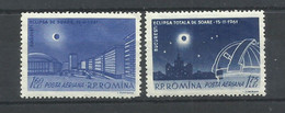 RUMANIA  YVERT  AEREO   144/45    MNH  ** - Ongebruikt