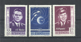 RUMANIA  YVERT  AEREO   157/59     MNH  ** - Unused Stamps