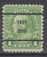 USA Precancel Vorausentwertungen Preo Bureau Ohio, Troy 632-61 - Preobliterati