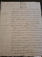Papier   Timbre LOUDUN AN 6 Acte De Vente SAMMARCOLLES - Lettres & Documents