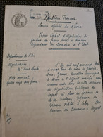 Papier   Timbre SEYSSEL 1923 RECEPTION De La Caution DALMAS SERVICE SPECIAL DU RHONE - Covers & Documents