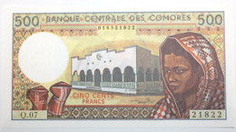 Comores - 500 Francs - 1994 - PICK 10b.3 - NEUF - Comoros