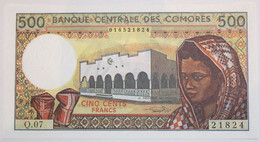 Comores - 500 Francs - 1994 - PICK 10b.3 - NEUF - Comoros