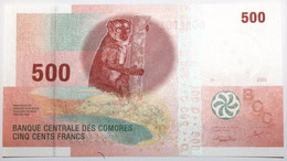 Comores - 500 Francs - 2006 - PICK 15a - NEUF - Comoros