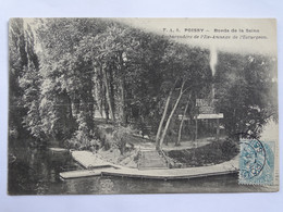 CPA 78 Yvelines - POISSY - Bords De La Seine - Embarcadère De L'Ile Annexe De L'Esturgeon - Poissy