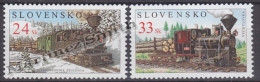 Slovakia - Slovaquie 2005 Yvert 451-52 Trains - MNH - Ungebraucht