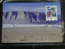 Greenland 2005 Science In Greenland SET Of 3 Maximum Cards VF - Maximumkarten (MC)