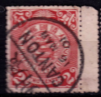 Stamp Imperial China Coil Dragon 1898-1910? 2c Fancy Cancel Lot#81 - Usati