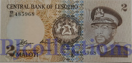 LESOTHO 2 MALOTI 1981 PICK 4a UNC - Lesotho